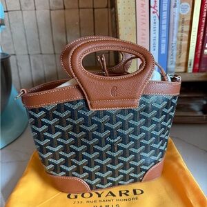 Goyard Black and Brown Mini Bag